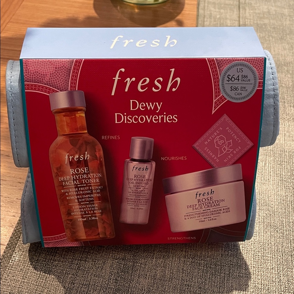 Fresh Rose Hydration Skincare Set